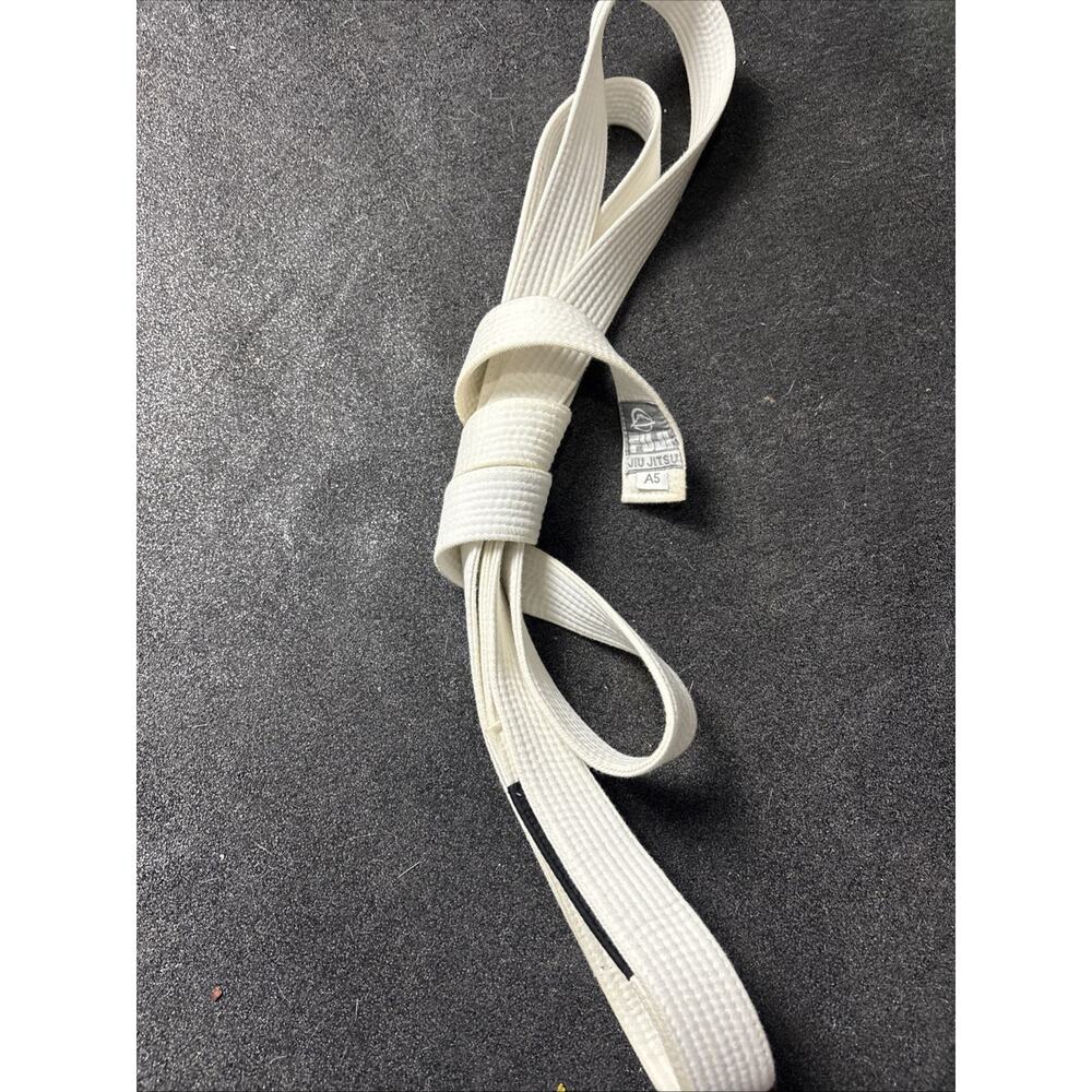Fuji Kimono Jiu Jitsu Belt White C1 Fuji Premium Cotton Blend